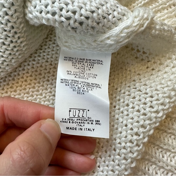 PierAntonioGaspari linen+cotton lightweight sweater - Picture 7 of 8